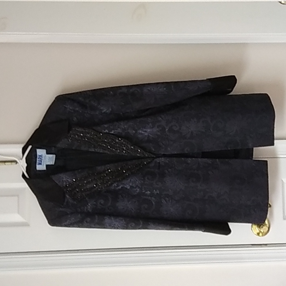 Black pants suit with sequins